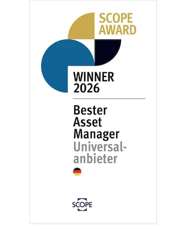 Scope Award – Bester Asset Manager Universalanbieter 2026